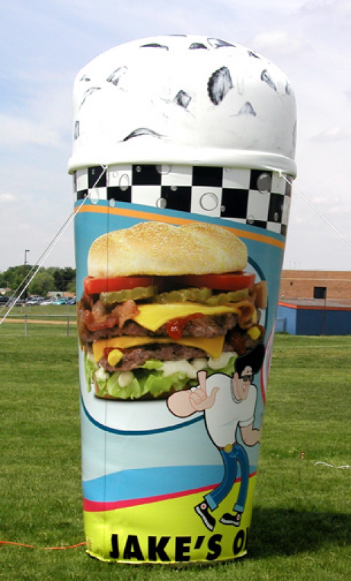 Inflatable Product Replicas jake's shake cup